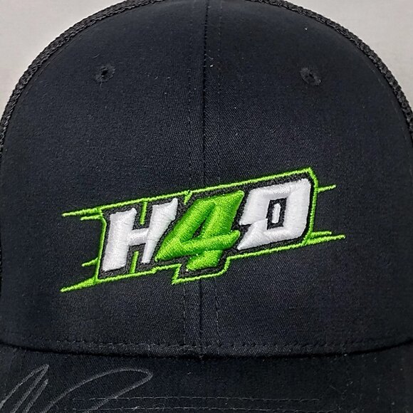 Hailie Deegan Cap Hat HD4 Black Autographed Signed Racing NASCAR Flex Fit Mesh - Picture 5 of 16